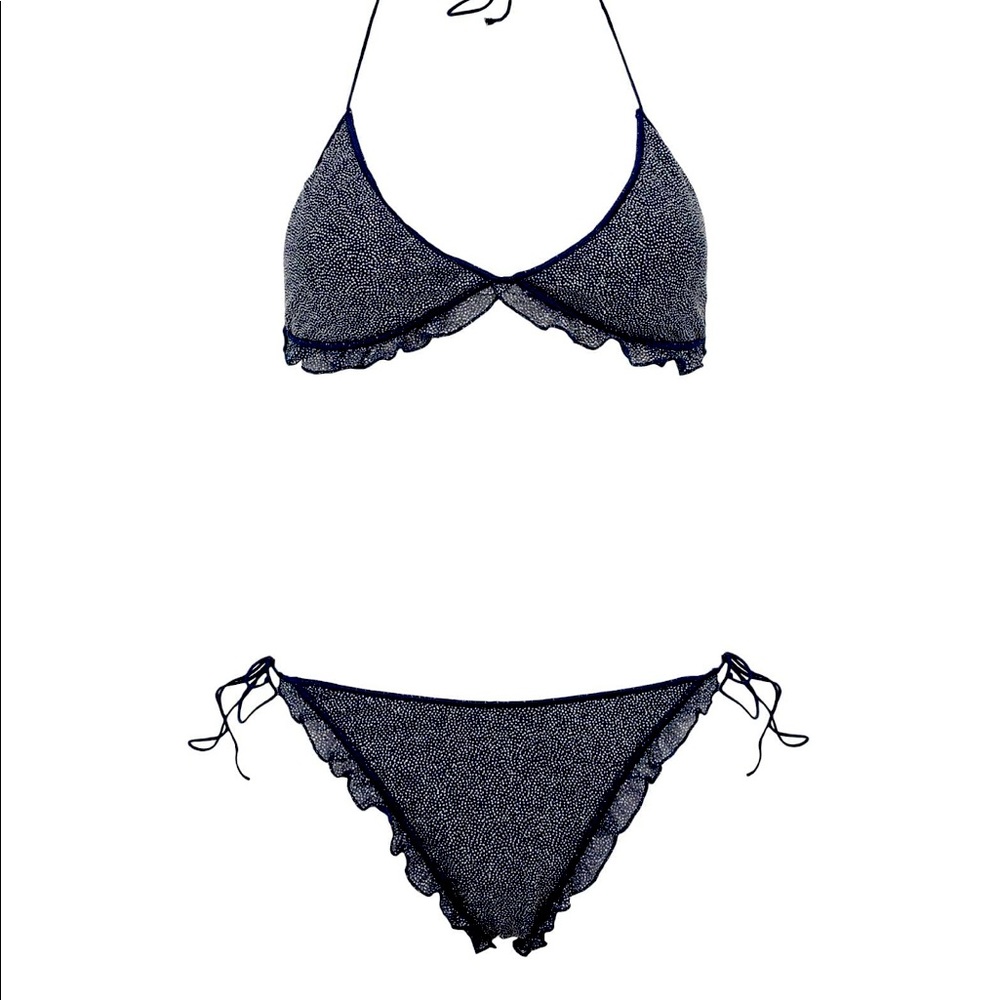Oseree Shine Voila Night Blue Shimmer Bikini S
